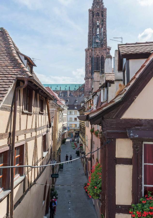 Le Carre D'Or - Appartement Avec Vue Cathedrale Strasbourg Exteriör bild
