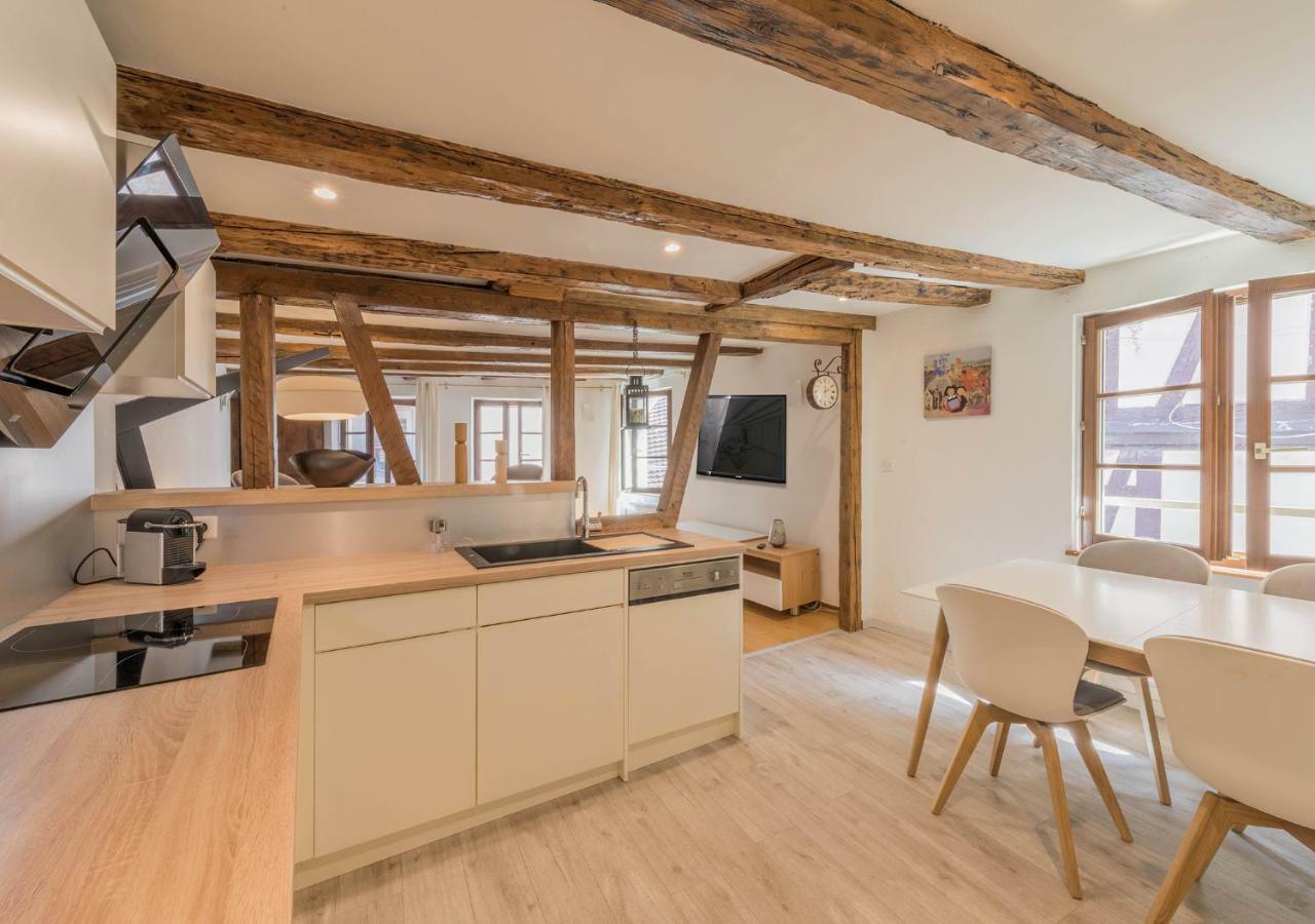 Le Carre D'Or - Appartement Avec Vue Cathedrale Strasbourg Exteriör bild
